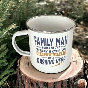 Top Guy Mugs Family Man. Camping, fishing trips, picnics or enjoying the game.